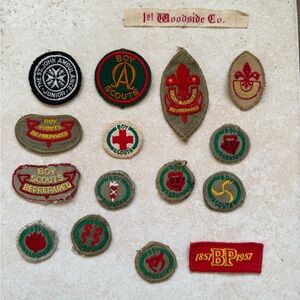Vintage Boy Scouts Patches Collection